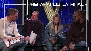 Los finalistas ensayan sus canciones para la Final  Preparando la Final  La Voz Antena 3 [upl. by Lolita]