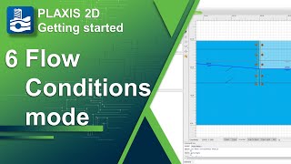 Flow Conditions Mode  Getting Started with PLAXIS 2D  Part 611 [upl. by Eryt]