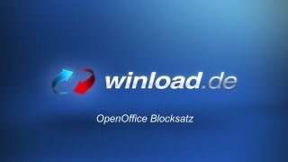 OpenOffice  Texte ausrichten mit dem Blocksatz Tutorial  Winloadde [upl. by Gretel]