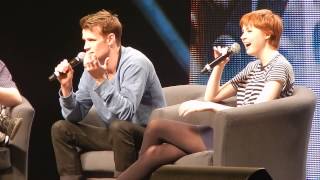 Matt Smith amp Karen Gillan QampA Calgary Comic Expo 2014 [upl. by Duwad892]