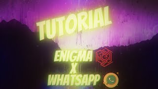 Como usar o App Trava Zap Enigma 👽 no Whatsapp [upl. by Saxe871]