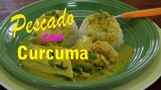 Pescado con Curcuma y Leche de Coco [upl. by Atsahs]