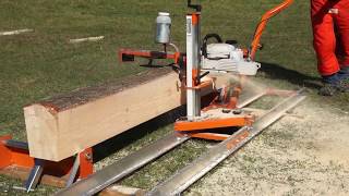 Saw Logs into Boards with Your Chainsaw amp the Ultimate Chainsaw Sawmill  the Norwood PortaMill PM14 [upl. by Inittirb]