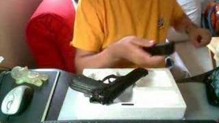 Airsoft KWA Beretta M9 v1 and PTP full metal [upl. by Whitehurst568]