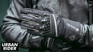 REVIT Contrast GTX Motorcycle Glove Review [upl. by Neelyad]