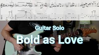 Bold as Love  John Mayer Guitar Solo  TABs Patreon [upl. by Acinat]