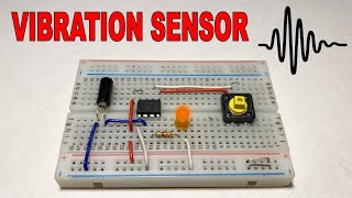 Vibration Sensor Circuit with NE555 [upl. by Ogg660]