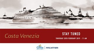 Costa Venezia  Live streaming Cerimonia di presentazione  Monfalcone  Fincantieri [upl. by Adnik]