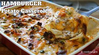 A Cheesy Hamburger Potato Casserole That Will Level Up Your Dinner [upl. by Nawek]