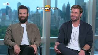 EXTRACTION 2 Chris Hemsworths Most Action Packed Movie  Exclusive Interview [upl. by Tartaglia]