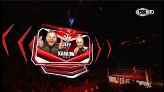 Jeff Hardy vs Karrion Kross  WWE Raw 190721 en Español [upl. by Topliffe506]