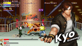 KYO VS SLICE  MUSTAPHA X KOF  GAMEPLAY  HINDI cadillacsanddinosaurs openbor kof [upl. by Uchish857]