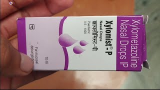 XylomistP Nasal Drops  Xylometazoline Nasal Drops  XylomistP Nasal drops Uses benefits review [upl. by Yerak]