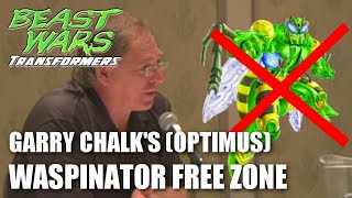 Waspinator Free Zone with Transformers Beast Wars Optimus Primal Voice Actor Garry Chalk [upl. by Aenahs476]