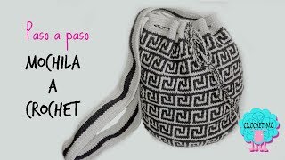 Tutorial mochila a crochet [upl. by Nner]