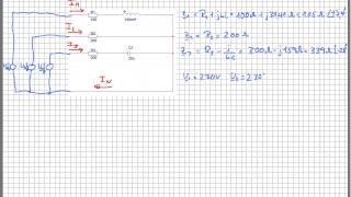 Berechnung einer unsymmetrischen Sternschaltung [upl. by Namlas]