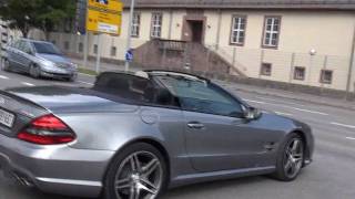 Mercedes SL63 AMG Loud Acceleration SOUND [upl. by Yeniar]