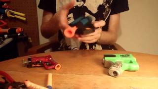 Review The Vintage Nerf Hidden Shot and pocket blaster comparison [upl. by Julee]