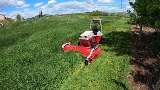 Ventrac 4500Z w 72quot FastCut Flail Mower  Mowing 23 Tall Grass [upl. by Edson331]