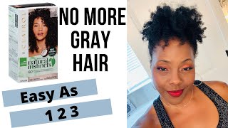 CLAIROL NATURAL INSTINCTS  Watch Me Cover Gray Hair Easily [upl. by Darahs83]