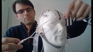 Setting up the Electroencephalography EEG Cap for BITalino [upl. by Crooks]