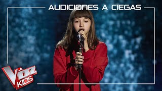 Inés Burgos canta Always Remember Us This Way  Audiciones a ciegas  La Voz Kids Antena 3 2021 [upl. by Llywellyn]