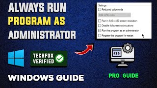 How to Run Programs as Administrator in Windows  Full Guide [upl. by Ddat181]