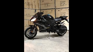 VENOM X18 50CC  AUTOMATIC MOTORCYCLE  MOPED  STREET LEGAL  WALK AROUND VIDEO  8559841612 [upl. by Yxor617]