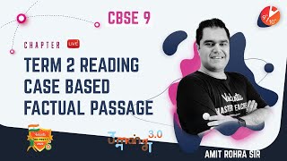 🧐Term 2 Reading  Case Based Factual Passage by Amit Sir  CBSE Class 9 English Grammar  Umang 2021 [upl. by Liagabba]