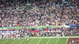 Super Bowl XLIII Steelers  Cardinals  SANTONIO HOLMES TD CATCH [upl. by Ikkaj42]