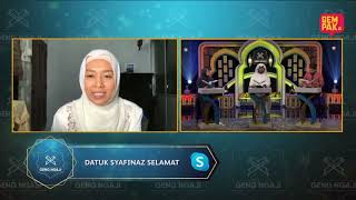 Datuk Syafinaz Selamat Mengaji Surah AlMulk Ayat 2223 di Geng Ngaji 9042024 [upl. by Humfrey]