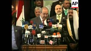 Former PM Allawi announces new coalition for March elex [upl. by Ikairik343]