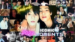 Taekook ICONIC Moments in 2023 that will Comfort Us Until They Return COMPLETE TIMELINE [upl. by Aura]