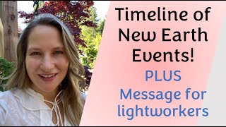 Timeline of Earth Events Plus Channeled Message for Lightworkers [upl. by Serdna]