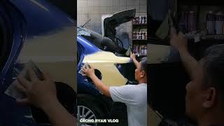 Auto Body RepairampApplying Body FillerSuzuki Sweft DezireLeft Quarter Panel Chong23 [upl. by Clayberg725]