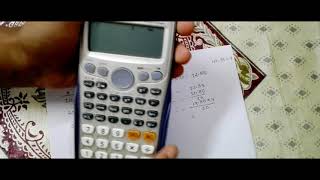 Interpolation by Calculator Casio fx 991 es plus Bangla [upl. by Sanderson175]