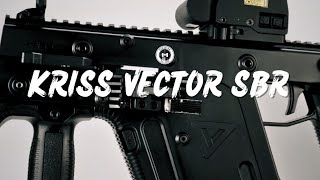 Kriss Vector SBR 22LR FULL Review amp Action Shots [upl. by Giorgio]