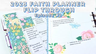 Part 2  📖 Faith Journal Set Up in a Happy Planner amp Flip Through  2023 Happy Planner [upl. by Kempe366]