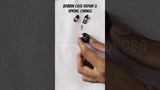 bobbin case repair amp spring change sewing machine viral shorts reels sewing [upl. by Tades]