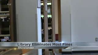 Rhinelander Library eliminates most fines [upl. by Clymer]