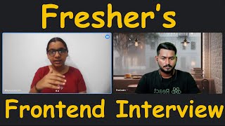 Freshers Frontend Interview  HTML CSS and JavaScript  ProCodrr Mock Interviews [upl. by Akcimehs576]