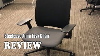 Steelcase Amia Task Chair  Review 2022 [upl. by Ecadnac]