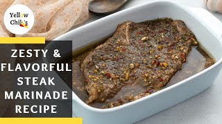 The Best Steak Marinade Recipe for Flavorful Perfection [upl. by Bakki]