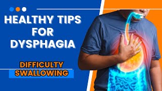 DYSPHAGIA DIET  What food to eat to Manage DIFFICULTY SWALLOWING [upl. by Lesser936]