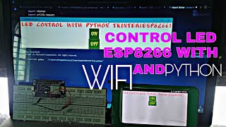 Controlling NodeMcuesp8266 Through WIFI with Python  nodemcu wiyh python  Controlling a led [upl. by Eimot]