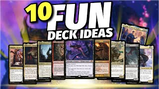 10 Fun Commander Deck Ideas  Concept Corner Vol 2  Magic The Gathering  Commander [upl. by Terri655]