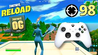 Xbox Controller Fortnite 🎮 OG Ranked Reload Gameplay 2K 144FPS [upl. by Haman]