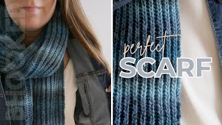 How to Knit a PERFECT Scarf Brioche Knitting [upl. by Bobby]