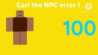 Carl The NPC Error 1 Remake  A New Error Remake Series Bad Ending error npc roblox remake [upl. by Esenahs461]