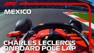 Charles Leclercs Pole Lap  2023 Mexico City Grand Prix  Pirelli [upl. by Lulu832]